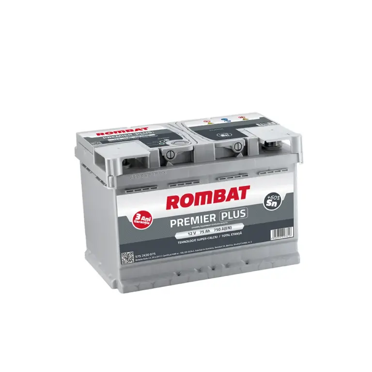Baterie Auto Rombat Premier Plus 12V 75 Ah