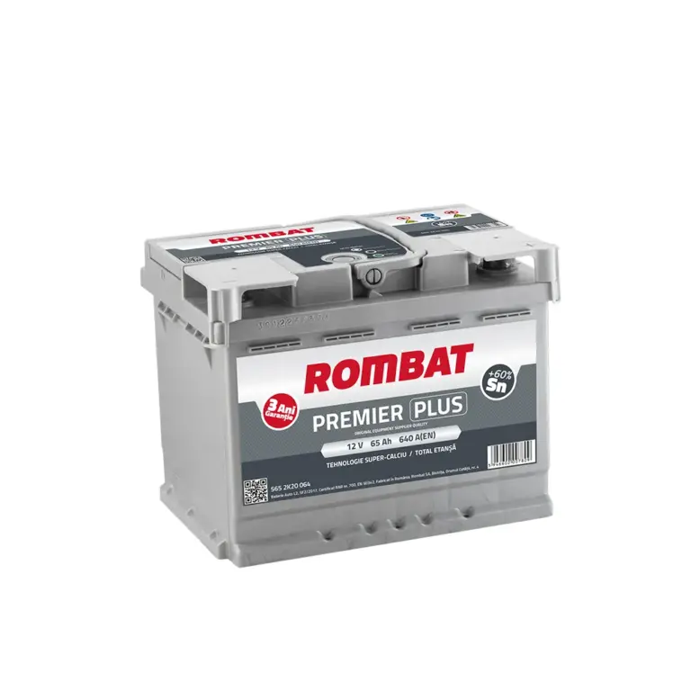 Baterie Auto Rombat Premier Plus 65AH 12V first battery fado oradea