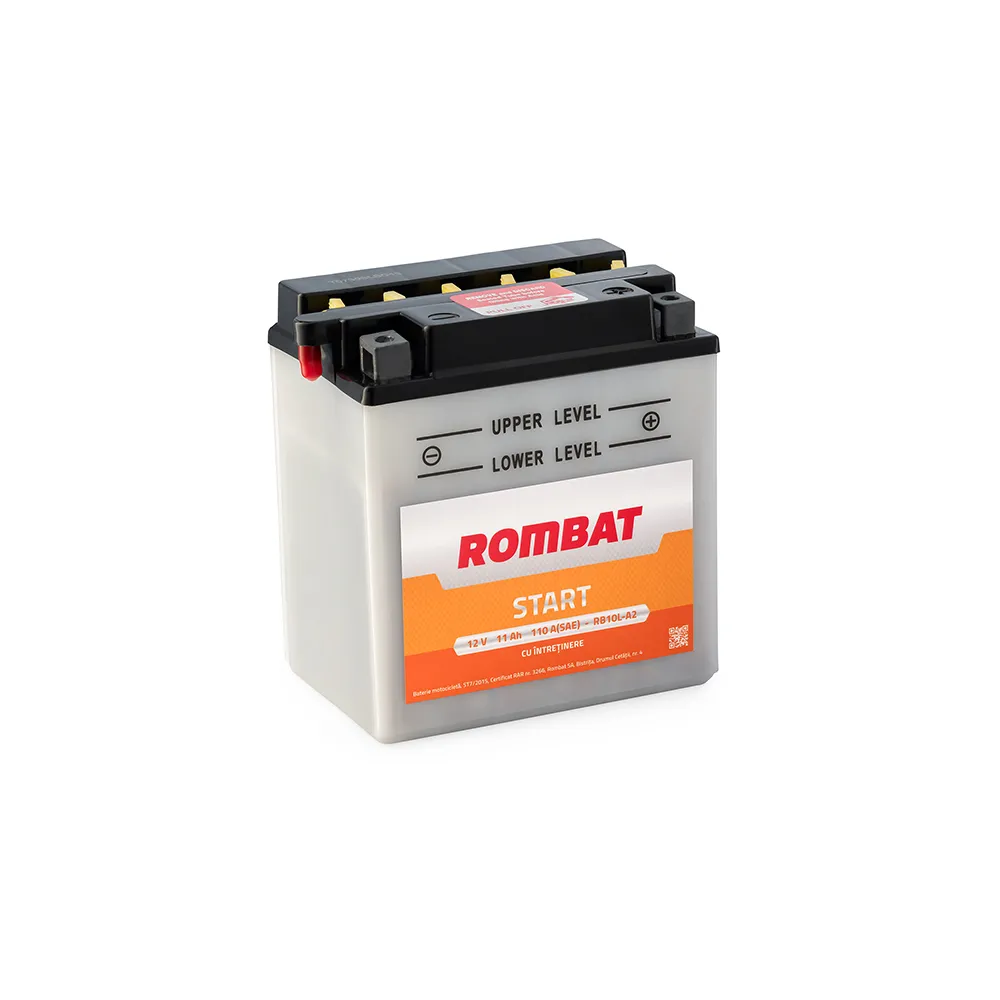 Baterie Auto Rombat Start RB10L-A2 11AH 12V first battery fado oradea