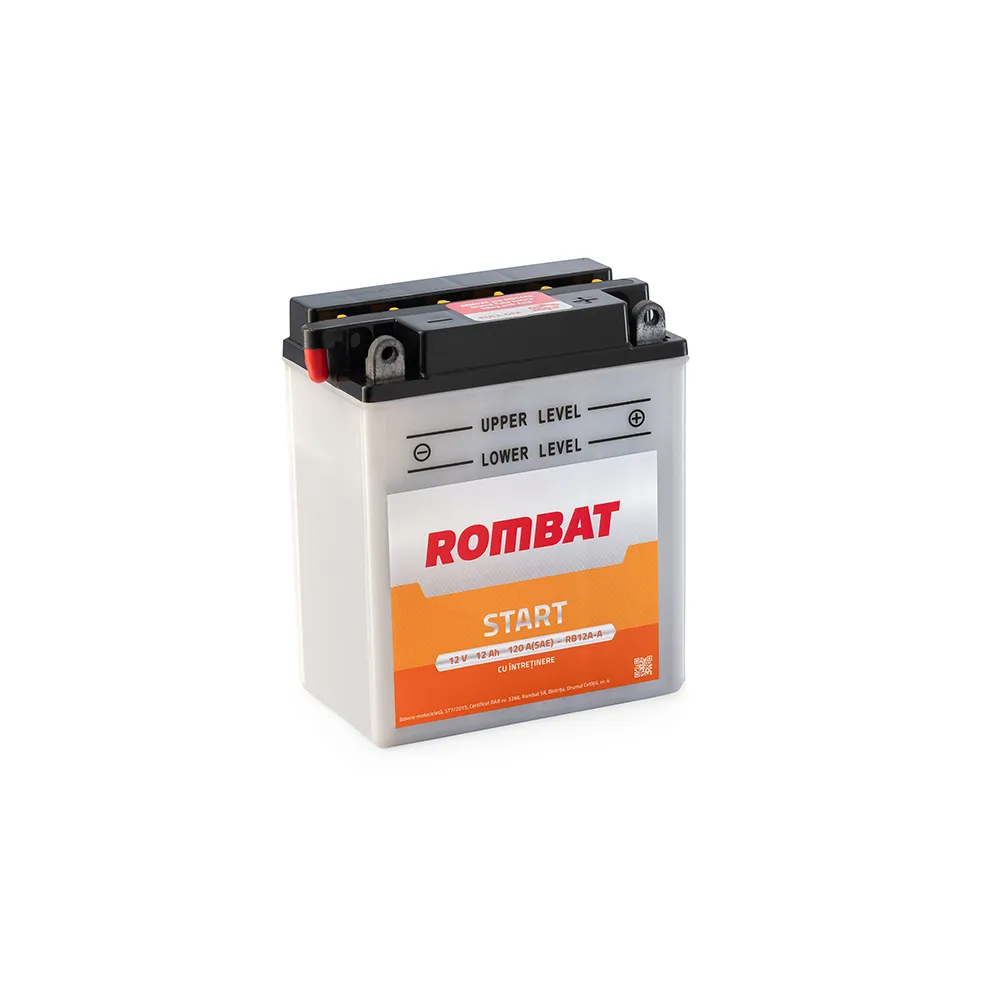 Baterie Auto Rombat Start RB12A-A 12AH 12V first battery fado oradea